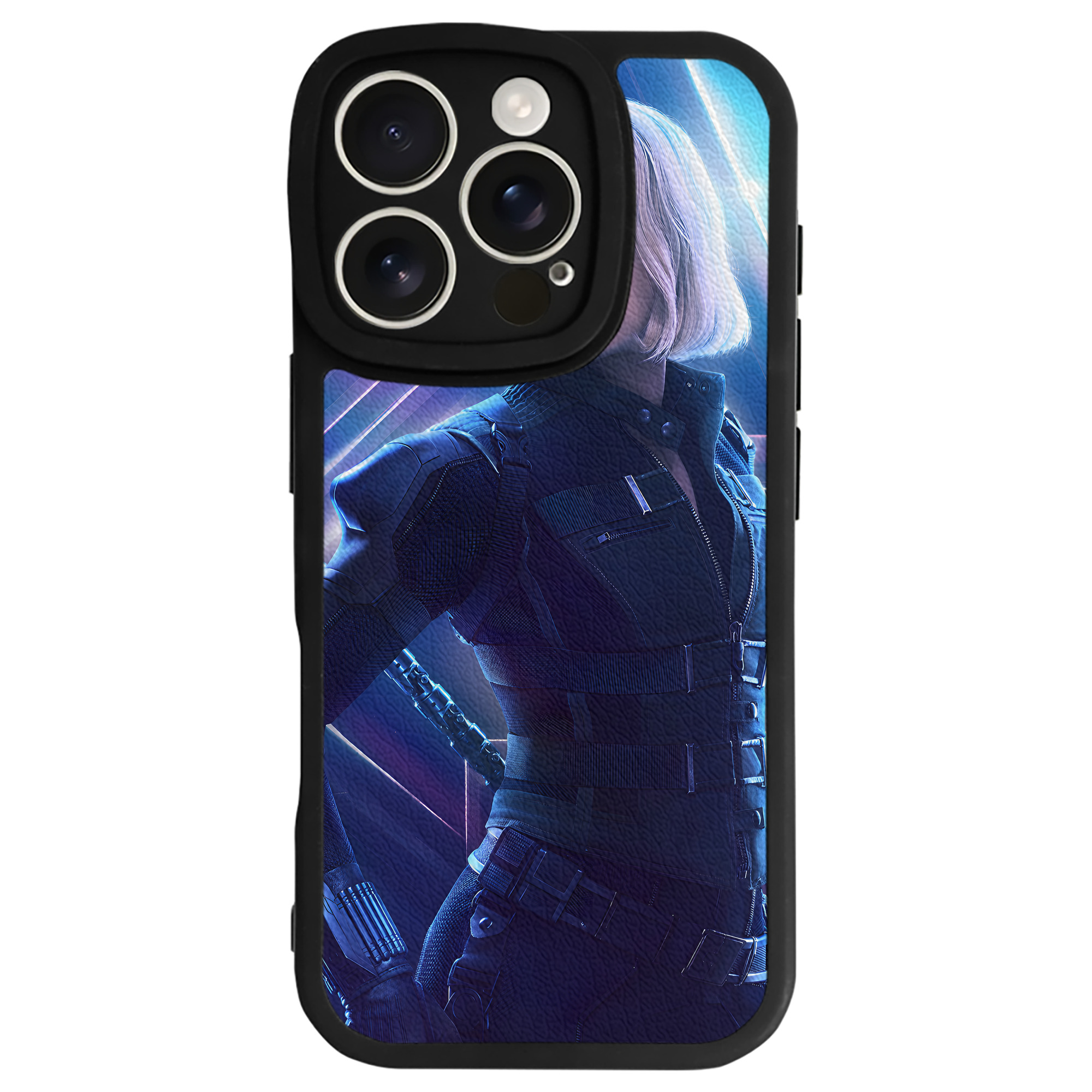 （画像用） アベンジャーズ The Avengers 【iPhone 16シリーズ対応】シリコンスマホケース（レザー調） 材質：シリコン
